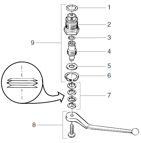 EP2400 Prime Spray Valve Assembly Parts